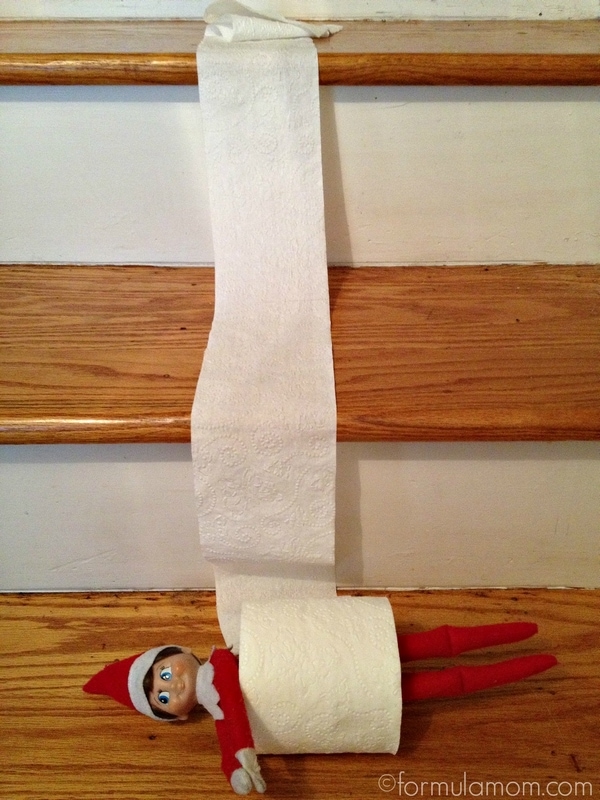 Elf on the Shelf Ideas: Toilet Paper Roll #ElfOnTheShelf