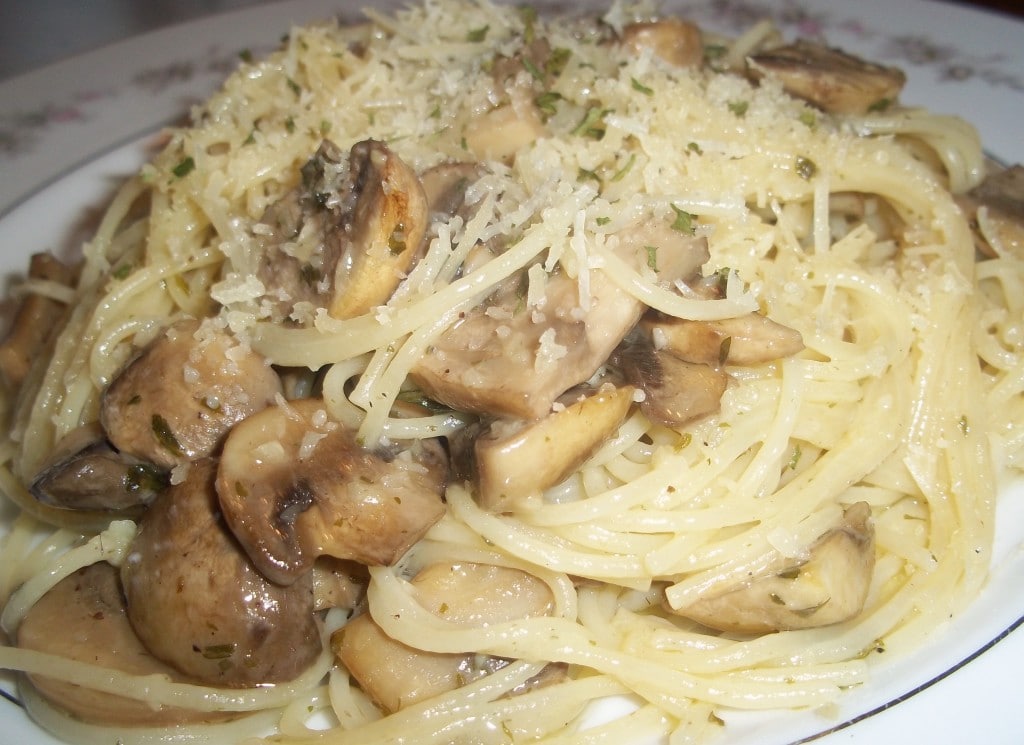 Tasty Tuesday Capellini with Mushrooms Recipe
