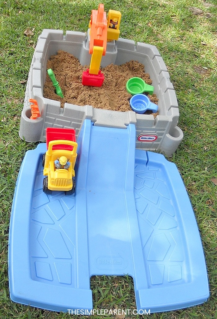 Big Digger Sandbox Kids Sand Toys Fun Play Activity Shovel Cup Dump Truck Age 3 