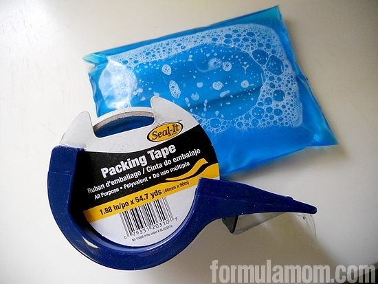 Homemade Ice Pack Packing Tape Tip