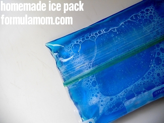 Cheap DIY Homemade Ice Pack 
