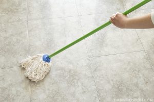5 Easy Steps = How to Clean Grout with Vinegar and Baking Soda! - The