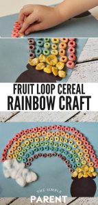 Froot Loops Rainbow Craft for St. Patrick's Day • The Simple Parent