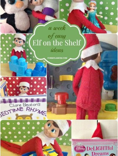 A Week of Easy Elf on the Shelf Ideas #ElfontheShelf