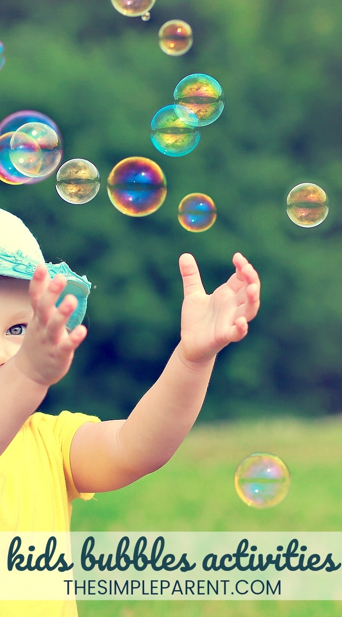 Bubble Activities for Kids - These fun bubbles activities are great for toddlers, preschoolers, and even kindergartners. Bubble science experiments, art projects, and more! #8 is one of our favorites!