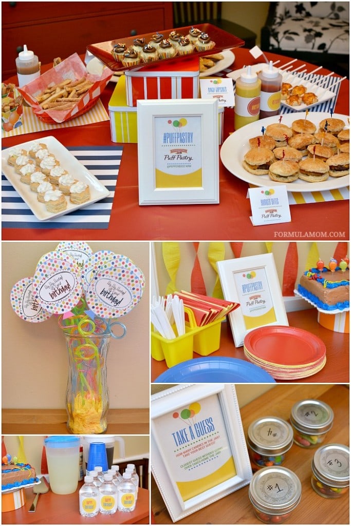 Puff Pastry Party Ideas for Birthdays PuffPastry AD
