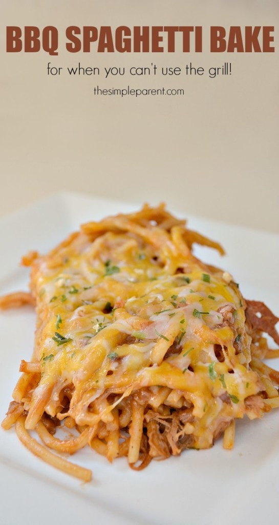 BBQ Spaghetti Bake Recipe