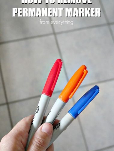 Learn how to remove permanent marker from almost everything with these easy tips!