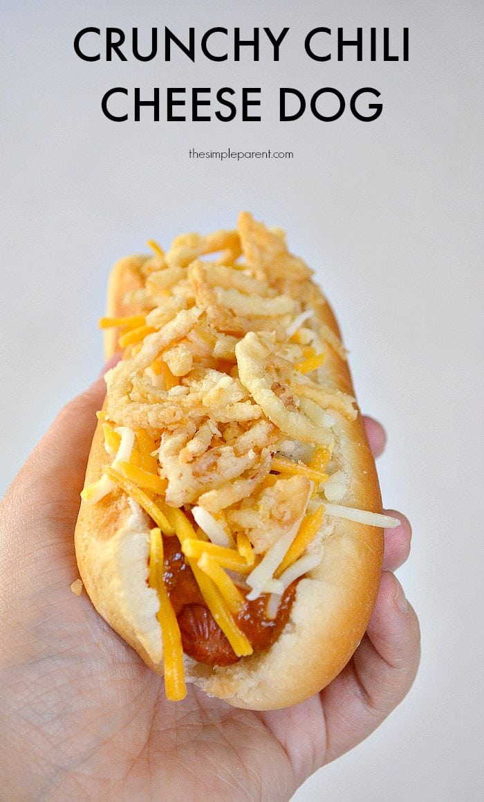 Crunchy Chili Cheese Dog Recipe • The Simple Parent
