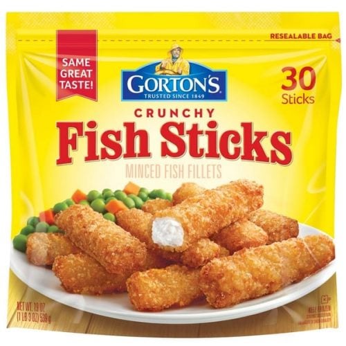 Baked Crunchy Fish Sticks Macaroni Casserole • The Simple Parent