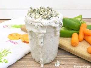 Learn how to make Homemade Blue Cheese Dressing! So tasty!