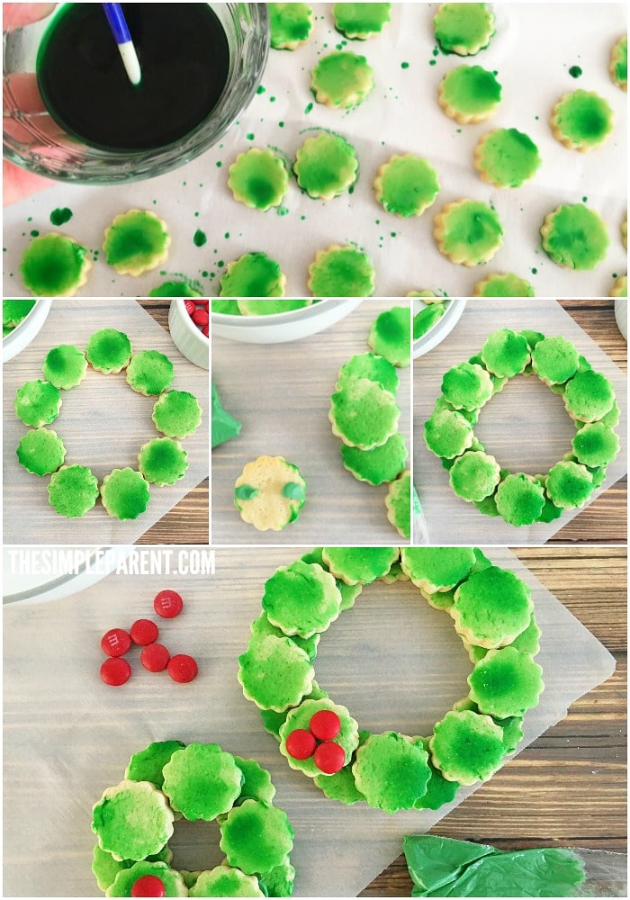 Need fun Christmas Cookie ideas? Make Sugar Cookie Wreaths!