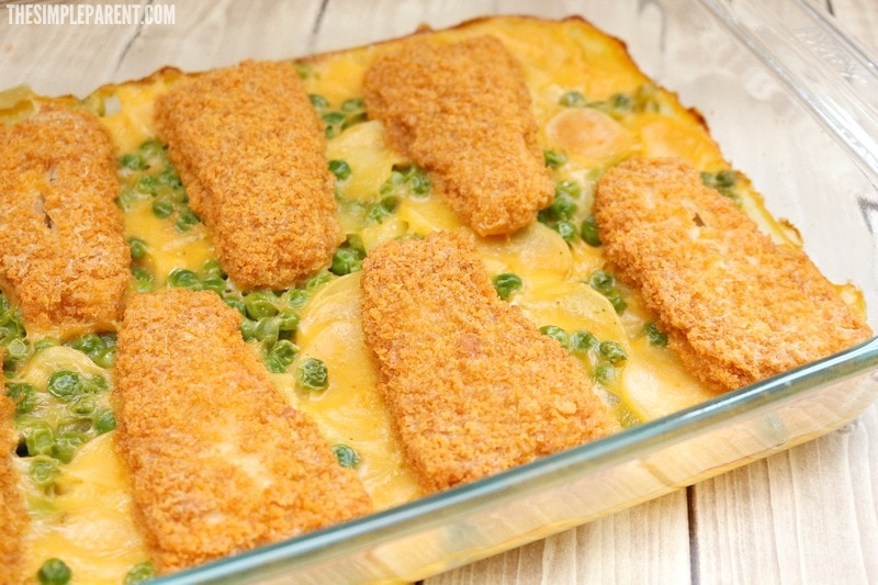 Make this baked fish casserole recipe on those busy weeknights!