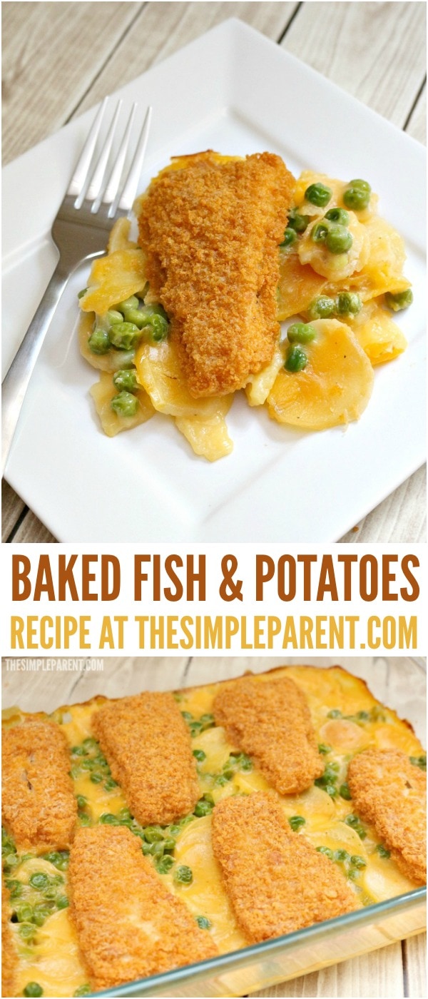 Make this baked fish casserole recipe on those busy weeknights!