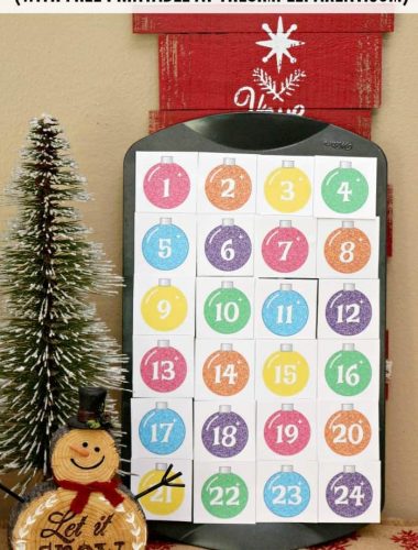 Get inspired with homemade advent calendar ideas and a free printable!