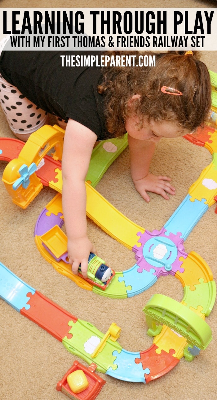 Your child can learn while they play with My First Thomas & Friends Railway Sets! They can play their way to learning!