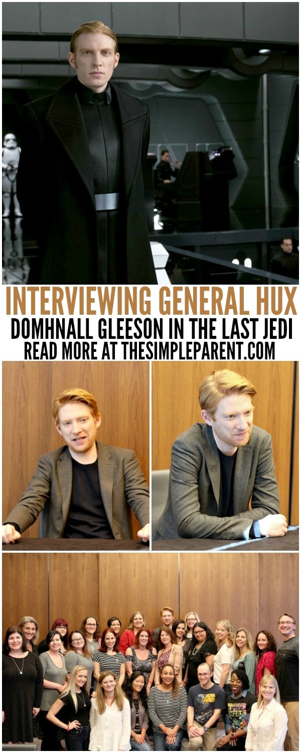 Learn more about Domhnall Gleeson as General Hux in Star Wars: The Last Jedi!