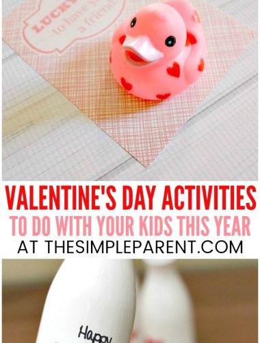 Valentine's Day Activities for Kids - We've got easy ideas for food, crafts, and cards that you'll love to make with your kids! Party treats, desserts, and even free printables! Check out the Valentine games ideas too! They're a blast to play together!