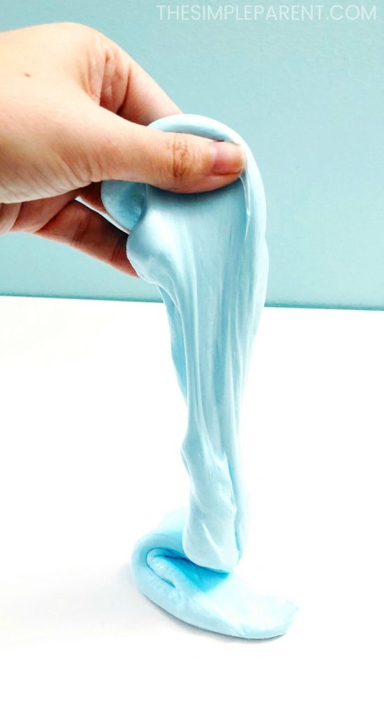 Make Blue Fluffy Slime with this FoolProof Recipe! • The Simple Parent