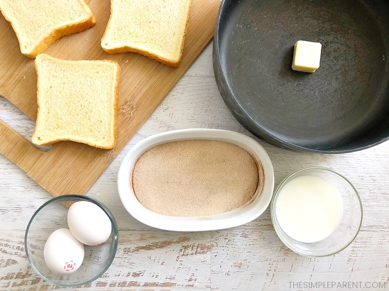 Get the ingredients to make french toaster sticks for your family!