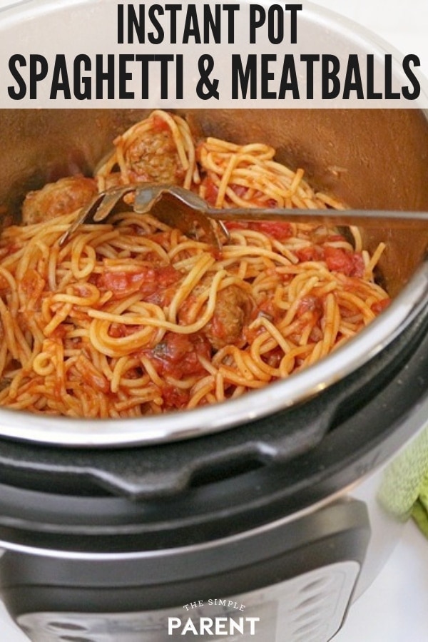 Instant Pot Spaghetti and Meatballs recipe