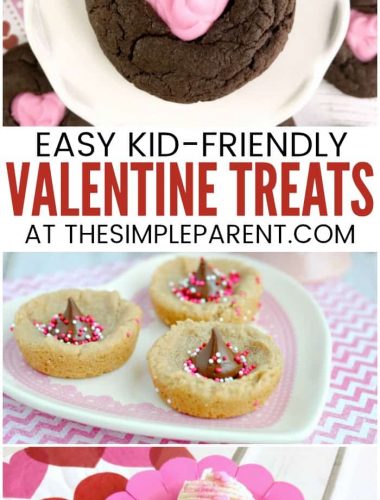 Valentine Treats for Kids - Make these easy ideas for school parties, for teachers, or for coworkers! These easy DIY recipes are perfect for making together with your kids to celebrate Valentine's Day!