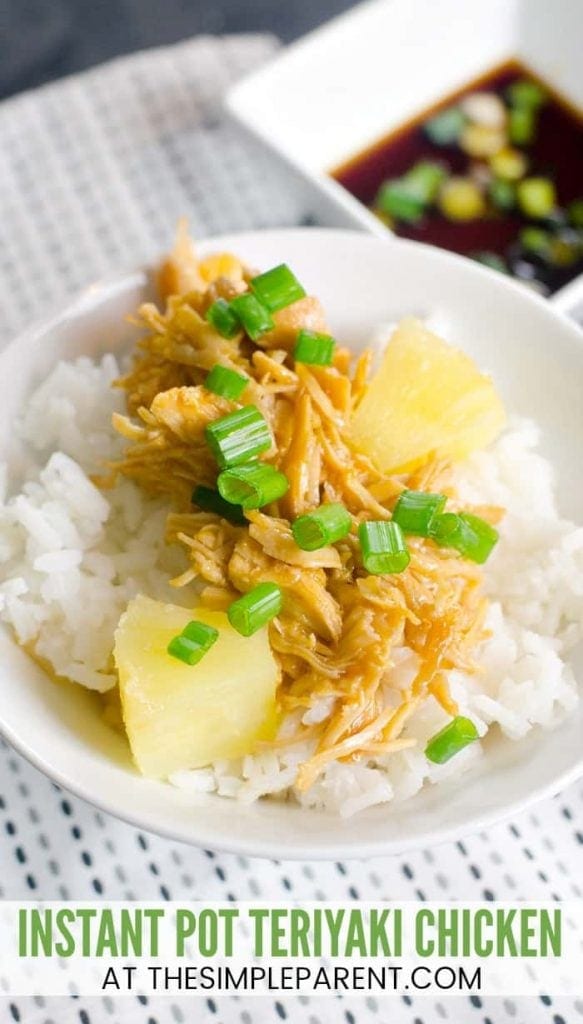 Easy Pressure Cooker Instant Pot Teriyaki Chicken = Dinner is DONE!