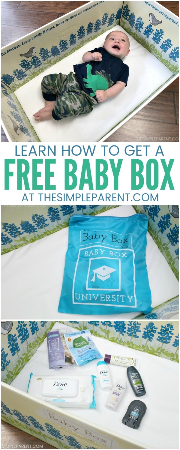 Learn how to get a FREE baby box bed from Baby Box University. The box comes with free samples for both baby and parents! It's perfect for new parents whether it's your first baby or you're adding a sibling to the family!
