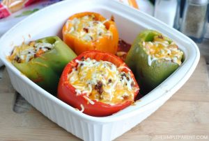 Try this tasty keto stuffed peppers recipe for dinner!
