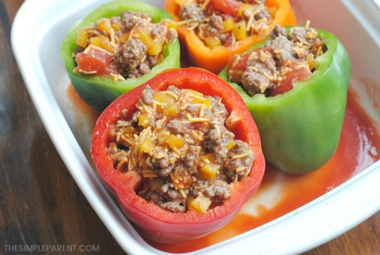 Low Carb Stuffed Peppers without Rice Make Healthy Easy!