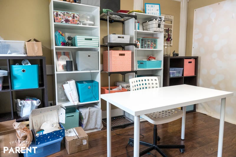 Disorganized office space
