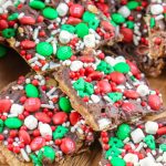 Christmas candy crack toffee