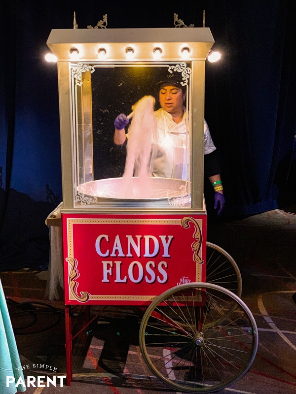 Cotton Candy "Candy Floss" at Mary Poppins Returns premiere