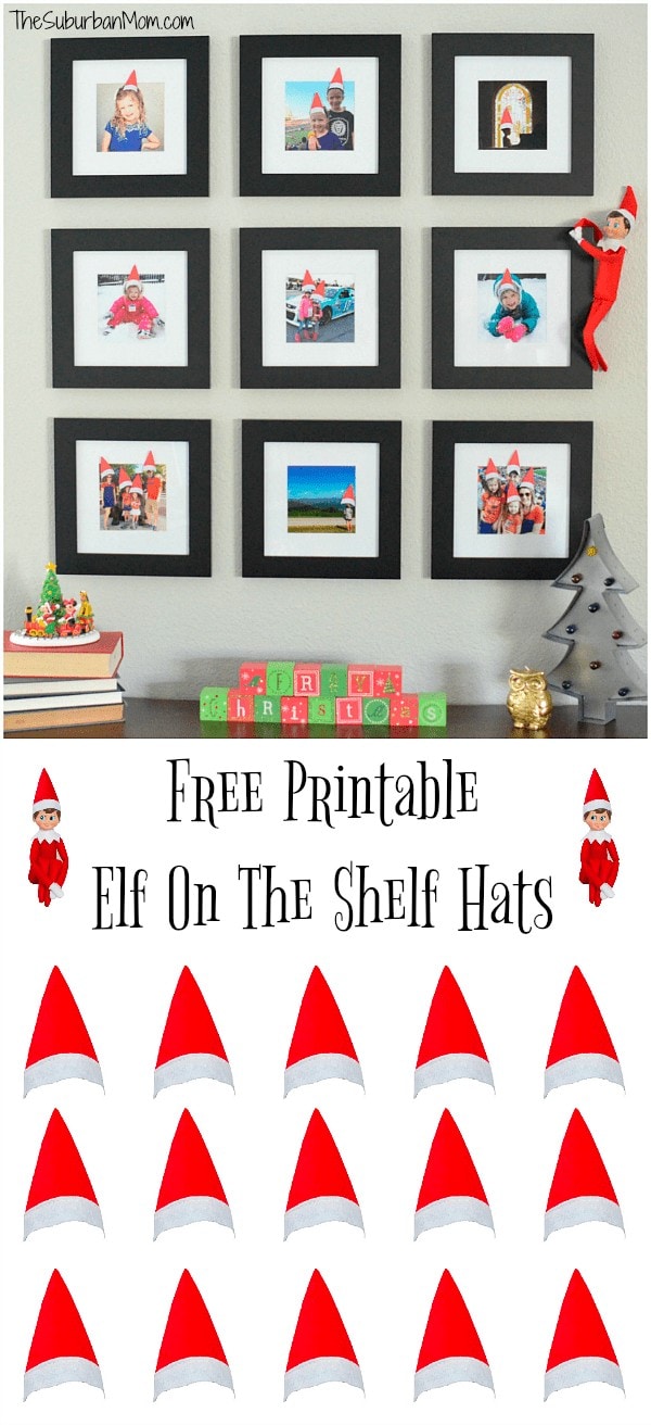 Printable Elf on the Shelf Hats