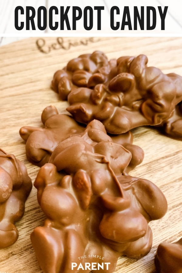 Easy Crockpot Candy Crack is perfect for Christmas gift giving and entertaining! Inspired by Trisha Yearwood recipe, these peanut clusters are so simple to make! Substitute white chocolate, pecans, caramel, and more to make this recipe your own!