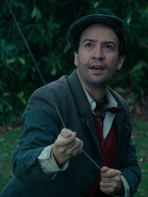 Lin-Manuel Miranda as Jack the Lamplighter in Mary Poppins Returns