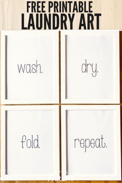 Free Laundry Room Printables &amp; Quick Laundry Tips! • The Simple Parent