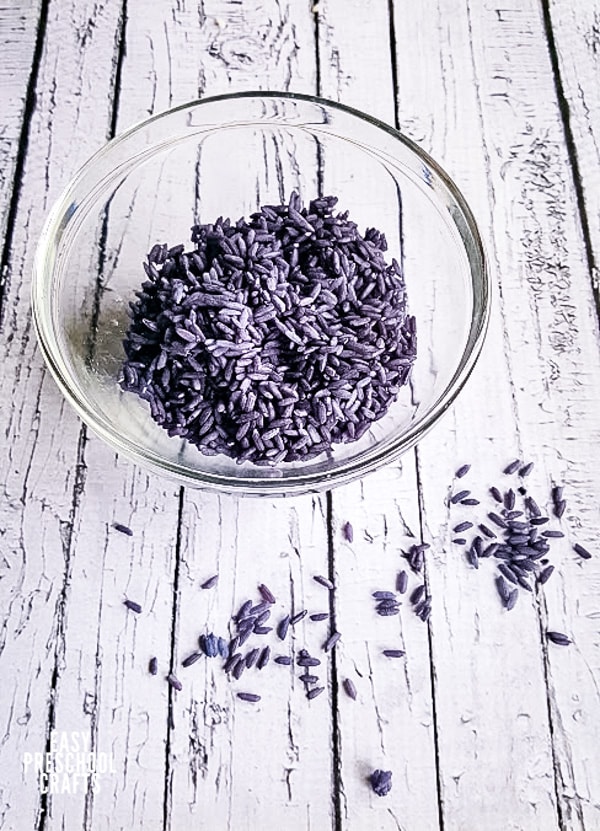 How to Dye Rice (No Rubbing Alcohol Needed!) - The Simple Parent