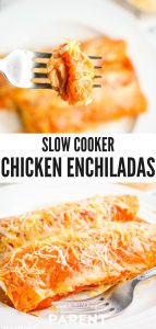 Crock Pot Chicken Enchiladas to Go Beyond Taco Tuesday! - The Simple Parent