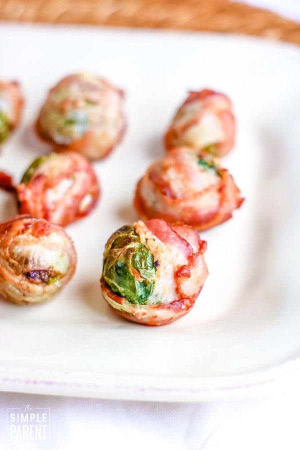 Bacon wrapped Brussels sprouts