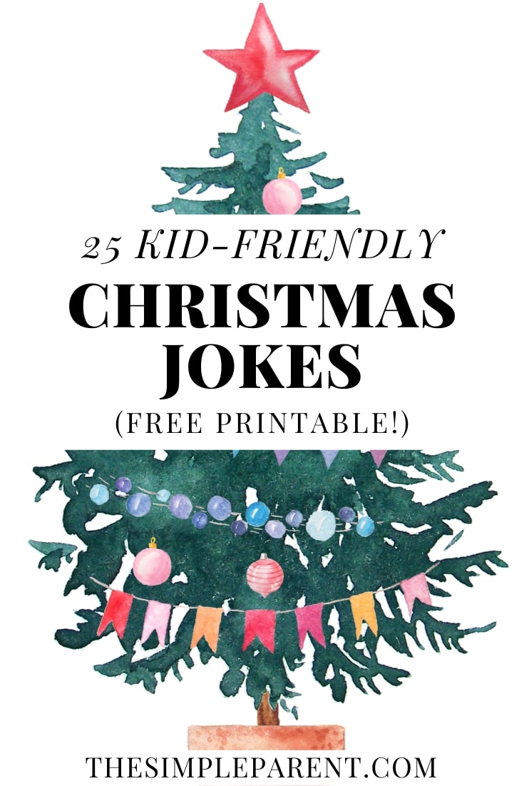 25 Christmas Jokes for Kids (with FREE Printable!) • The Simple Parent