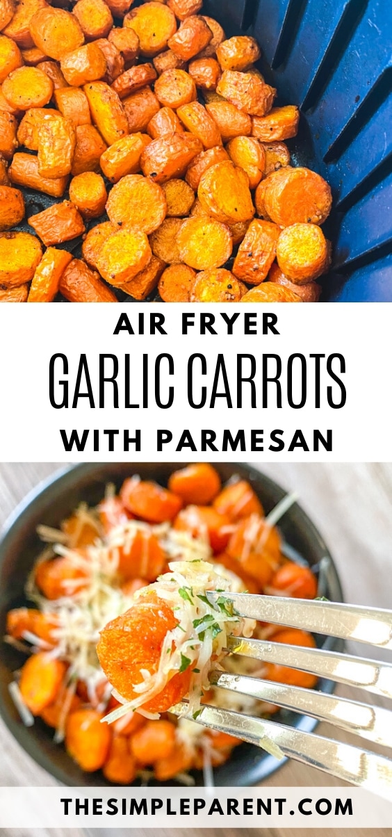 EASIEST Parmesan Air Fryer Carrots Recipe (w/ VIDEO!)