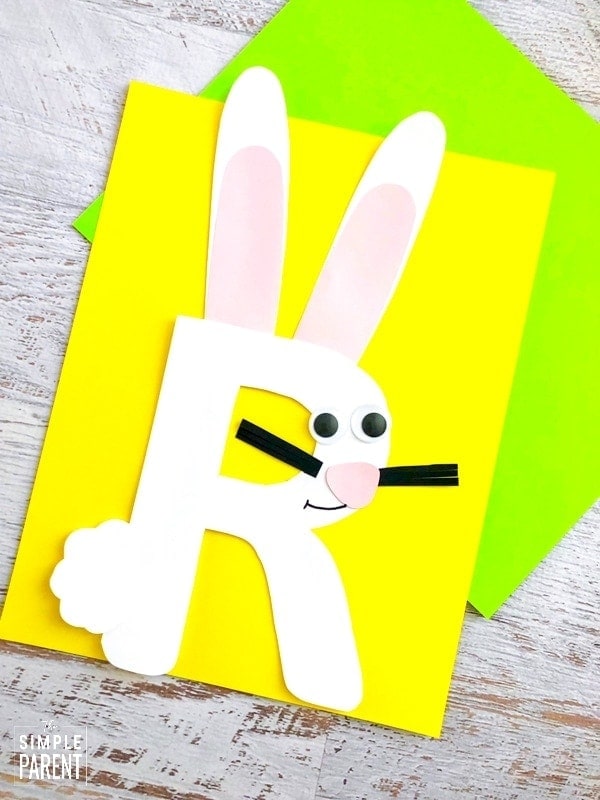 Alphabet Letter R Craft: R is for Rabbit