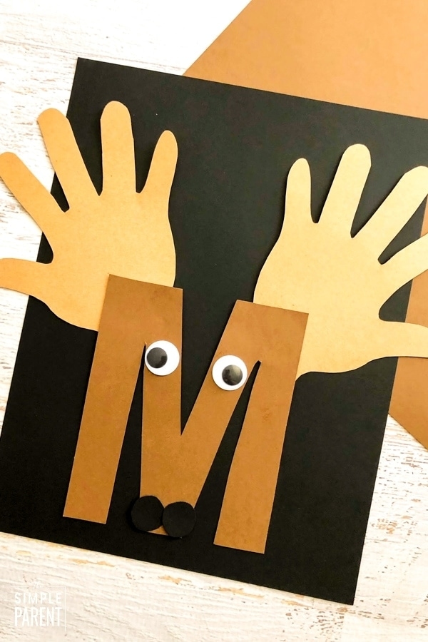 M Letter of the Week Craft - M is for Moose