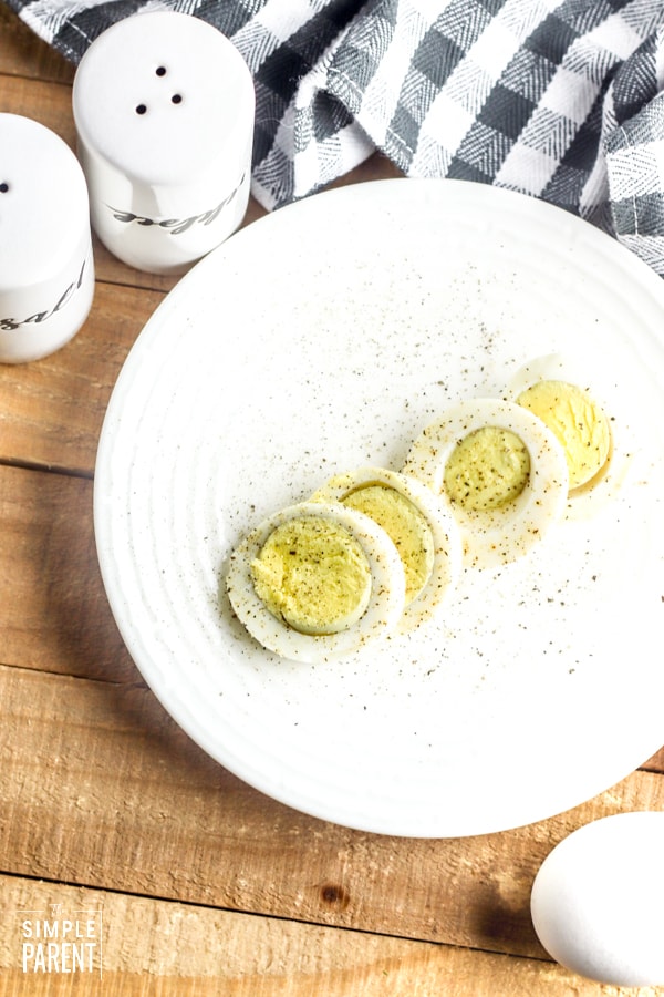 Hard boiled eggs cooked in the Instant Pot pressure cooker