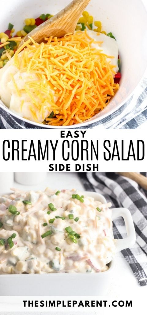 Easy Creamy Corn Salad Recipe
