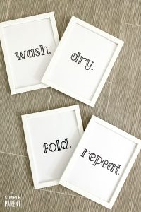 FREE! Printable Laundry Room Signs to Add Personality to Chore Time!
