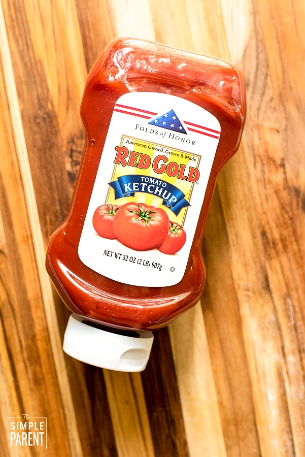 Red Gold Tomato Ketchup squeeze bottle