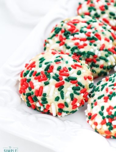 Christmas Sprinkle Cookies Recipe