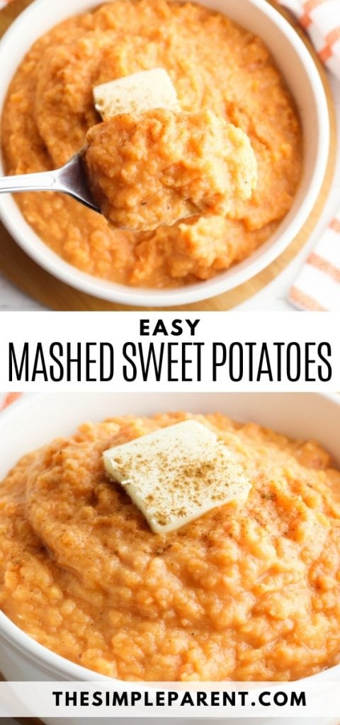 Easy Mashed Sweet Potatoes Recipe
